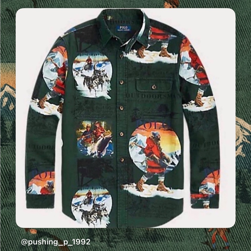 POLO GREEN OUTDOORSMAN WORK SHIRT